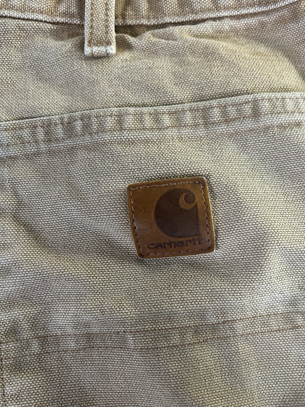 Carhartt Men's Classic the loose original fit Straight Work Pants - Brown - Picture 2 of 10